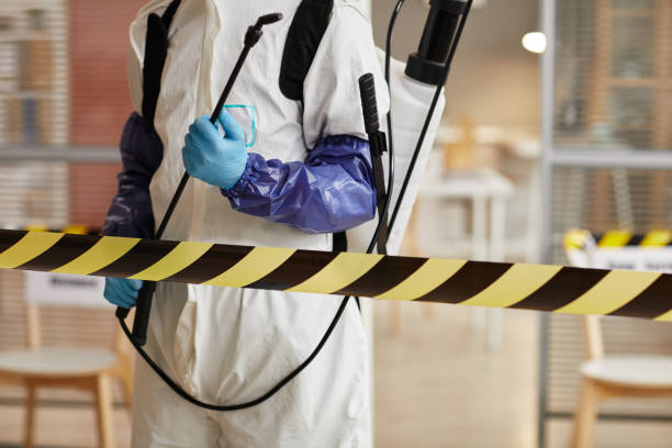 Professional Biohazard technician working in Upland, CA